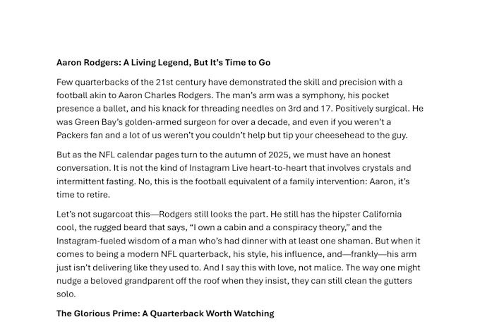 write engaging sports articles and blog posts
